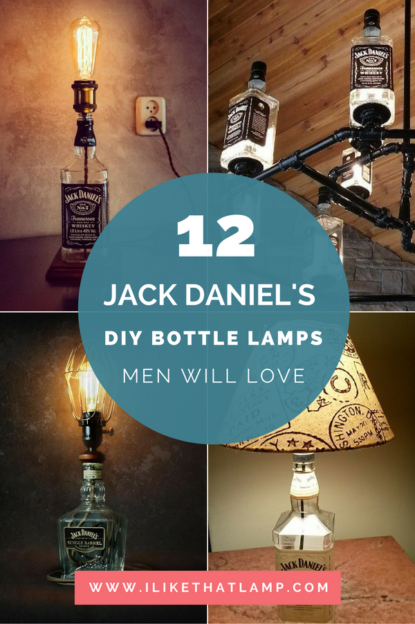 Jack daniels bottle online lamp diy