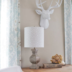 Amy's Neutral Print DIY Lampshade