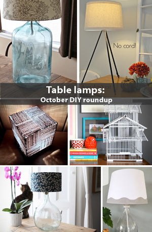 Table Lamp Roundup October 2013