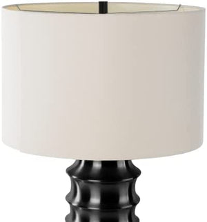 Lamp Finials 2-Pack (Black Cylinder, 5/8" Tall)