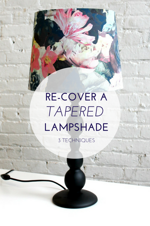 3 Ways to Make a Cone-Shaped Lampshade - Read about DIY lampshade kits and projects at http://ilikethatlamp.com