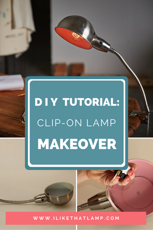 How to Give a Clip-On Desk Lamp a DIY Makeover