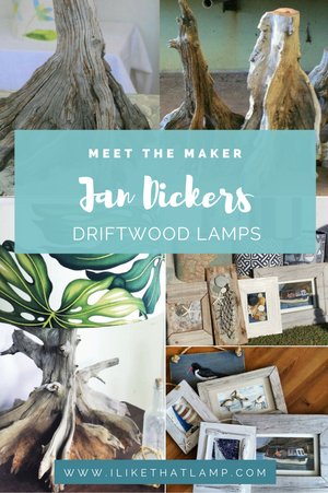 Meet the Maker: Jan Dickers' Driftwood Lamps' Designer
