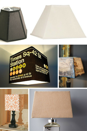 Inspiration for Making Square, Panel + Geometric Lampshades