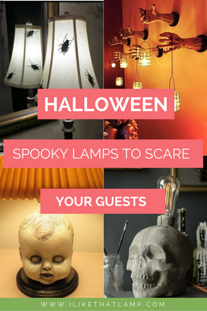 Scare Your Guests with These Spooky Halloween Lamps - Read more at www.ilikethatlamp.com