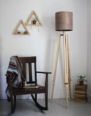 DIY Wood Veneer Lampshade
