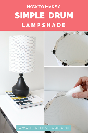 How to Make a Polka Dot Lampshade