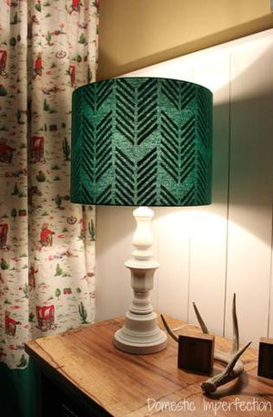 DIY Lampshade with an Interior Pattern