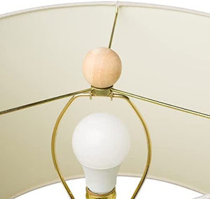 Lamp Finials 2-Pack (Wood Ball, 1-3/8" Tall)