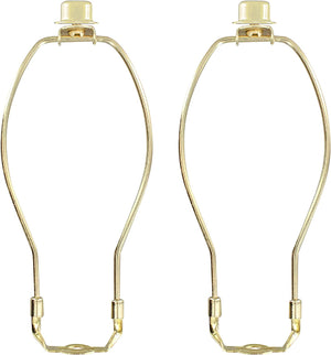 Complete Lamp Harp Set (Gold Brass)