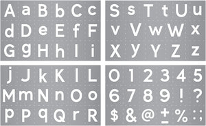 Alphabet Letter 2 Inch Craft Stencils