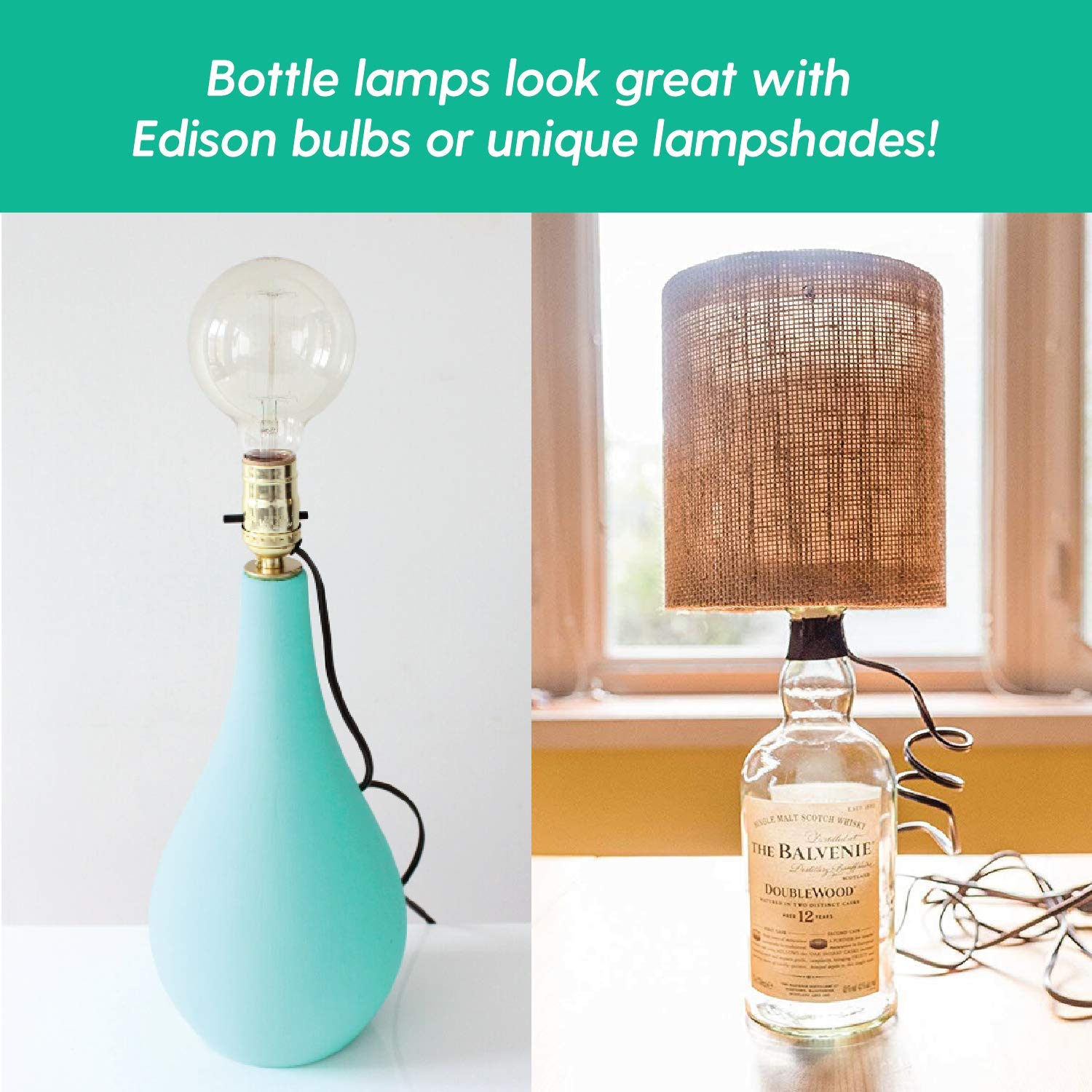 Jandorf Make-A-Lamp Kit with Bottle Adapter - Midwest Technology Products