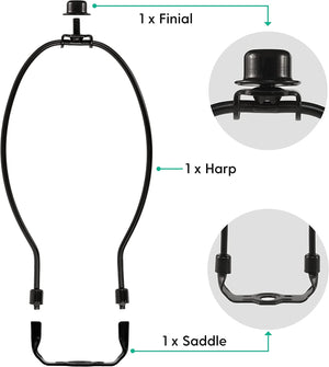 Lamp Harp Kit - Black