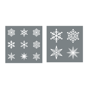 Christmas Snowflake Stencil Set