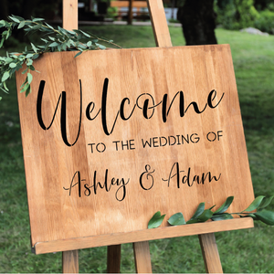 Wedding Welcome Sign Stencil Set